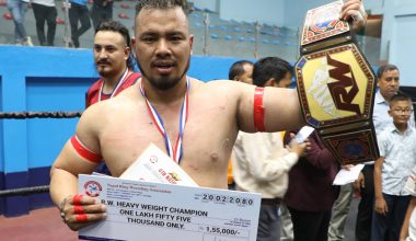 नुवाकोटे टाइगर बने हेभी वेट च्याम्पियन