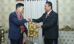 मन्त्री मोदीसँग कोरियाली राजदूतको शिष्टाचार भेट