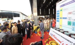 प्रधानमन्त्री दाहालद्वारा इन्दोरस्थित फोहर व्यवस्थापन केन्द्रको अवलोकन