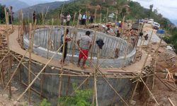 साढे चार लाख लिटर क्षमताको पानी ट्याङ्की निर्माण गरिँदै