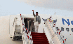 चारदिने भारत भ्रमण सकेर प्रधानमन्त्री स्वदेश फिर्ता