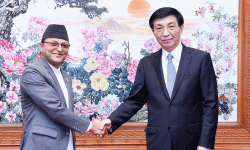 अध्यक्ष तिमिल्सिना र सिपीसिसीका अध्यक्ष हु निङबीच भेटवार्ता