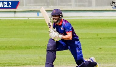 नेपालले सय रन नकटाई गुमायो पाँचौँ विकेट