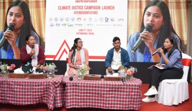 जलवायु न्यायका लागि अभियान सुरु