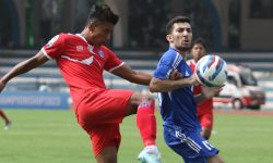 पहिलो हाफमा नेपाल दुई गोलले पछाडि