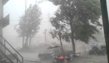 हावाहुरीसँगै वर्षा हुन थालेपछि…