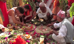 दुम्कौलीको तापक्रम ४४ डिग्री सेल्सियस पुगेपछि गरियो ‘इन्द्र पूजा’