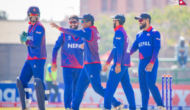 विश्वकप विजेता वेष्ट इन्डिजसँग भिड्दै नेपाल