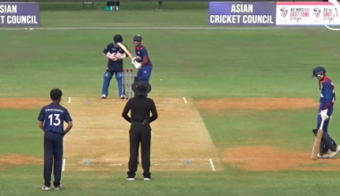 थाईल्यान्डलाई नेपालले दियो २ सय ७० रनको लक्ष्य