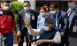 राष्ट्रपति पौडेल अस्पतालबाट डिस्चार्ज