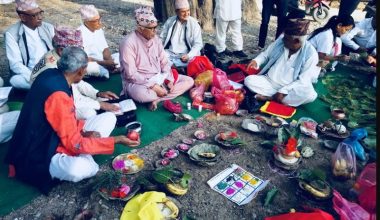 पानी नपरेपछि सामूहिक पूजा