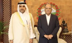 प्रधानमन्त्री प्रचण्डसँग कतारका राजदूतको शिष्टाचार भेट
