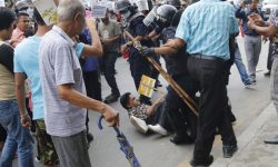 प्रहरी र सहकारी पीडितबीच झडप