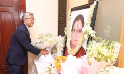 ओलीसँग र डोनाल्ड लूबीच शिष्टाचार भेट