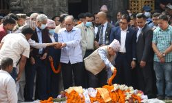 NC President Deuba expresses sorrow over Dahal’s demise