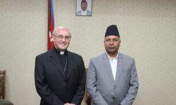 उपराष्ट्रपति यादव र भ्याटिकन सिटीका आवासीय राजदूतबीच शिष्टाचार भेट