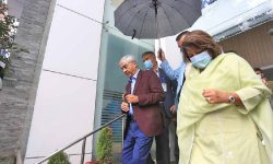 दाहाललाई श्रद्धाञ्जलि दिन शीर्ष नेता नर्भिक अस्पतालमा