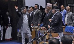 एमालेले गर्यो संसद अवरुद्ध, बैठक स्थगित