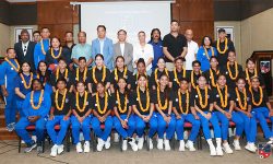 एसियाडको तयारीका नेपाली महिला टोली बंगलादेश प्रस्थान