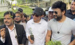 मन्त्री किरातीसँगै वृक्षारोपणमा कलाकर्मी