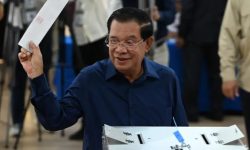 कम्बोडियामा राष्ट्रिय निर्वाचन जारी