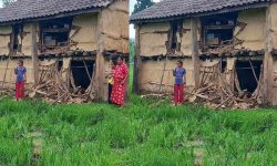 राति साढे १२ बजे हात्तीले घर भत्काउन थालेपछि ……