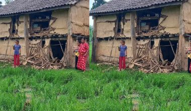 राति साढे १२ बजे हात्तीले घर भत्काउन थालेपछि ……