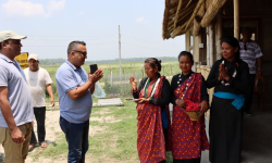 पाहुनालाई स्वागत गर्न व्यस्त बोटे