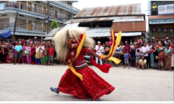 ताप्लेजुङमा लाखेनाच सिकाइँदै