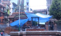 अवशेषको आधारमा पुनः निर्माण हुँदै ऐतिहासिक नरनारायण मन्दिर