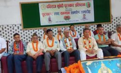 रेग्मी र न्यौपाने दधिराज सुवेदी पुरस्कारबाट सम्मानित