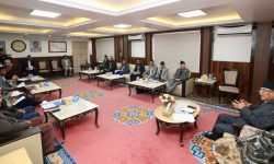 प्रधानमन्त्री प्रचण्ड र प्रमुख दलका प्रमुख सचेतकबीच छलफल