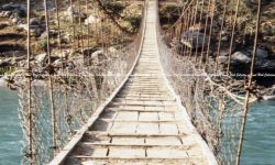 बागलुङको झोलुङ्गे पुल