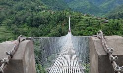 धौलागिरिमा तीनवटा लामा झोलुङ्गे पुल निर्माण सुरु