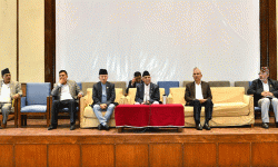 तीन दलका शीर्ष नेतासँगकाे छलफलपछि सदनको अवरोध खुलाउन एमाले सहमत