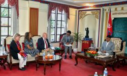 राष्ट्रपति पौडेलसँग अमेरिकी संसदीय प्रतिनिधिमण्डलद्वारा भेट