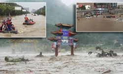 बेइजिङमा मुशलधारे बर्षाका कारण पाँच उद्धारकर्मीसहित ३८ जनाको मृत्यु