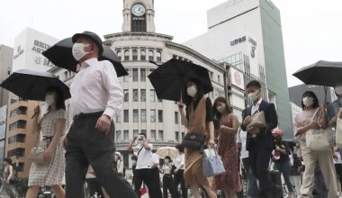 जापानमा औसत तापक्रम ३५ डिग्री सेल्सियसभन्दा बढी