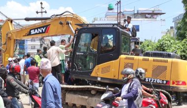 यज्ञमती र चखुँचा खोलाको बहाव क्षेत्र छुट्याइँदै