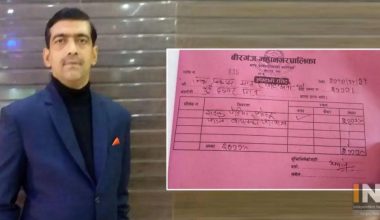 सडकमा फोहोर फ्याँक्ने वडाध्यक्षलाई जरिवाना