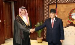 प्रधानमन्त्रीसँग साउदी अरबका राजदूतको शिष्टाचार भेटवार्ता