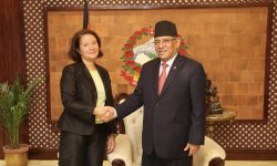 प्रधानमन्त्री प्रचण्डसँग युरोपेली सङ्घका राजदूतको भेट