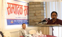 मन्त्री शर्माद्वारा रेडियो नेपालका उच्च व्यवस्थापनसित छलफल