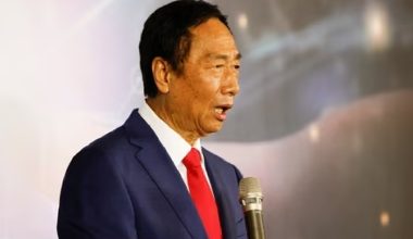 २०२४ मा टेरी गोउले ताइवानको राष्ट्रपतिको चुनावमा उम्मेदवारी दिने