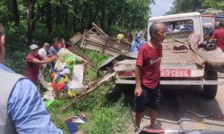 आठ सवारी साधन एकै ठाउँमा ठोक्किँदा बीस जना घाइते, सात गम्भीर