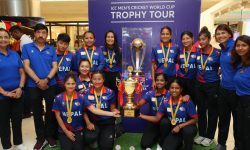 नेपालले थाईल्यान्डसँग अभ्यास खेल खेल्दै