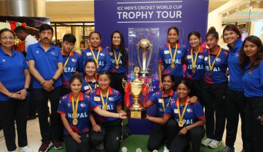 नेपालले थाईल्यान्डसँग अभ्यास खेल खेल्दै