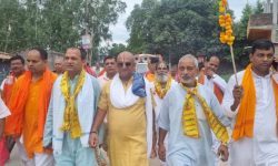 गेरुकाधाममा पुरुषोत्तम स्नान गर्नेहरुको घुइँचो