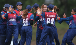 नेपाल र कुवेतकाे खेल हुँदै