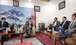 अध्यक्ष तिमिल्सिनासँग थाई नेपाली सङ्घका पदाधिकारीको भेट
